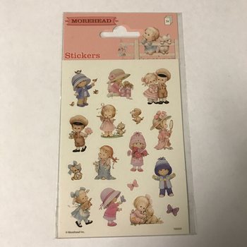 PLANCHE DE STICKERS : MOREHEAD – CHERS ENFANTS, Dim. 16 x 9 cm (10 pcs)