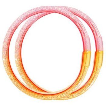 2 GRANDS BRACELETS PAILLET&Eacute;S &Agrave; EAU (Lot de 12)