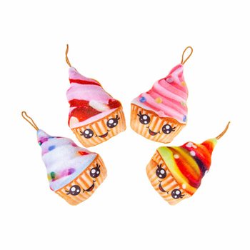 CUPCAKE EN PELUCHE - 13 cm (36 pièces)