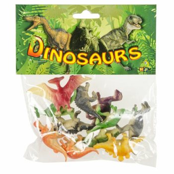 Lot de 12 Figurines Dinosaures sous Sachet (6 pcs)