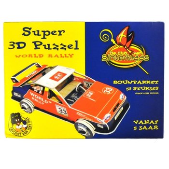 SUPER PUZZLE 3D "WORLD RALLY" (6 pcs)