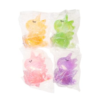 Licorne Squeeze / Squishy en Pr&eacute;sentoir (12 pi&egrave;ces)