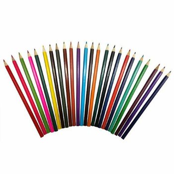 GRAND SET DE CRAYONS DE COULEUR 24 PI&Egrave;CES (12 pcs)