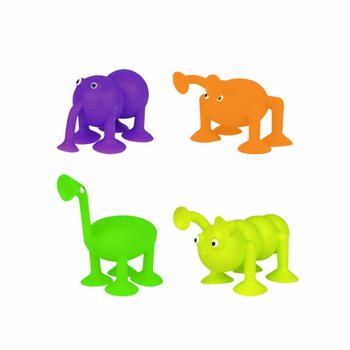 ANIMAUX RIGOLOS AVEC VENTOUSES AUX PIEDS EN PR&Eacute;SENTOIR (40 pcs)