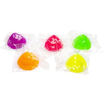 CACA SQUEEZE N&Eacute;ON - COULEURS MIXTES - EN PR&Eacute;SENTOIR (50 pcs)