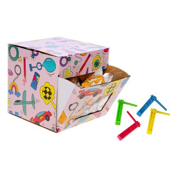 Hochets pour P&ecirc;che aux Canards en Pr&eacute;sentoir (50 pcs)
