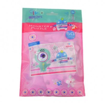 I LOVE MONSTERS Puzzle pour Filles, 50 pièces (36pcs)