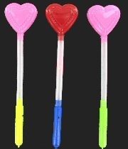 B&acirc;ton Lumineux LED Mod&egrave;le C&oelig;ur (10 pi&egrave;ces)