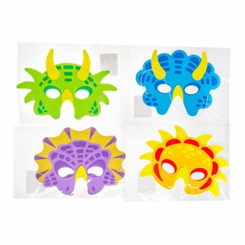 MIX DE MASQUES EN MOUSSE DINOSAURES (60 pces)