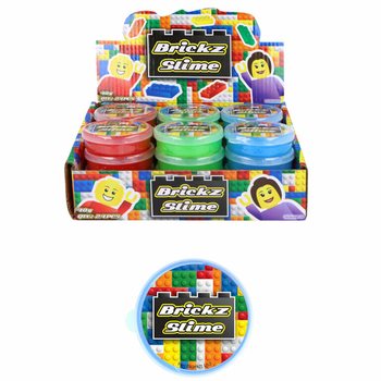 BRICKS BOUWSTENEN SLIJM EN PRÉSENTOIR (24 pcs)