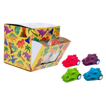 Tête de Dinoseure Pull Back en Présentoir (50 pcs)