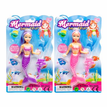 Poup&eacute;e Sir&egrave;ne MERMAID sur Carte (12 pi&egrave;ces)