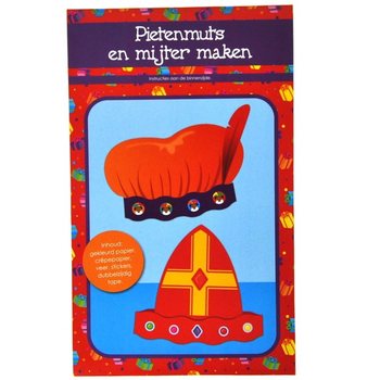 Kit DIY Bonnet de Piet et Mitre Saint-Nicolas (12 pcs)