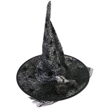 Chapeau de sorcière de luxe avec décoration pour enfants (Lot de 6)