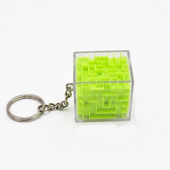 Porte-cl&eacute;s Jeu de Labyrinthe Cube (48 pcs)