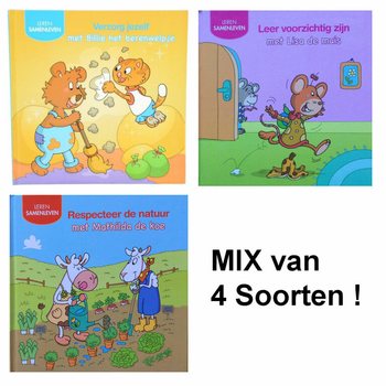 Mix de Livres Éducatifs pour Enfants - Apprendre à Vivre Ensemble (12 pcs)