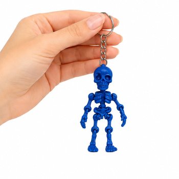 Porte-cl&eacute;s Squelettes Color&eacute;s (48 pcs)