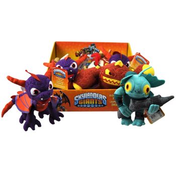 Peluches Skylanders avec son en pr&eacute;sentoir (12 pcs)
