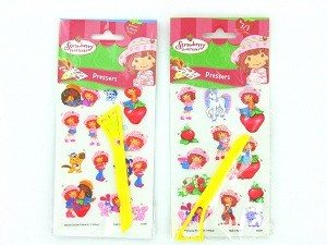 Décalcomanies / Autocollants transfert Strawberry Shortcake (24 pcs)