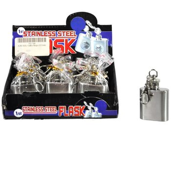 Porte-clés Gourde en Inox (12 pcs.)