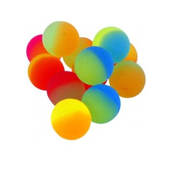 Petites balles rebondissantes en pot - 2,7 cm (144 pcs)