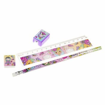 Kit de dessin Princesse 4 pi&egrave;ces (24 pi&egrave;ces)