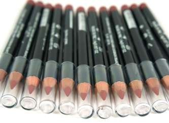Crayon Yeux/Lèvres Rouge/Brun (12 pièces)