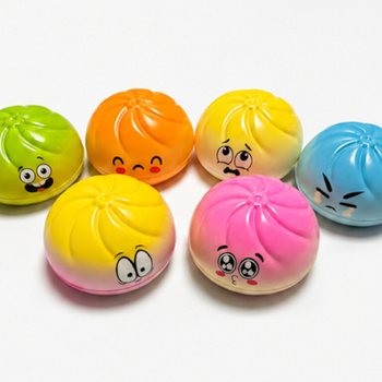 RAGE - Dumplings Squishy G&Eacute;ANT (9 x 9 x 4 cm) - Jouet Fidget Viral 2026 - AVEC CAVALIER (24 pcs)