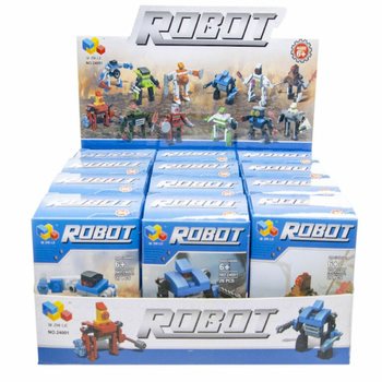 Robots en Briques de Construction (12 pi&egrave;ces en Display)