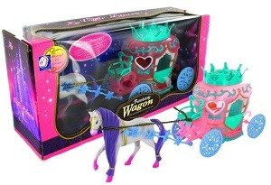 CARROSSE DE FANTAISIE AVEC LUMIÈRE ET MUSIQUE
