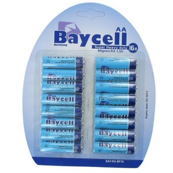 PILES "BAYCELL" AA - SUPER HEAVY DUTY (10x16 pièces)