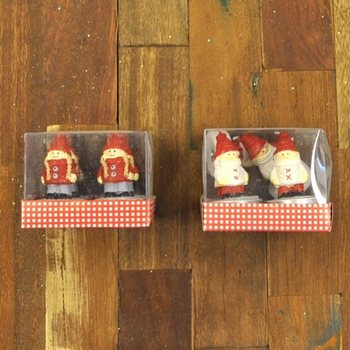 4 BOUGIES CHAUFFE-PLAT FIGURINES DE NOËL (12 pcs)