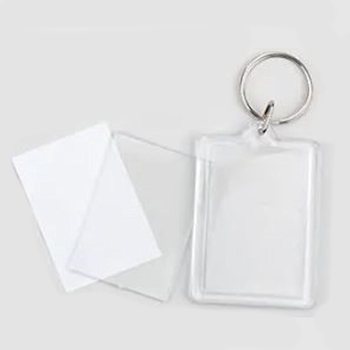 PORTE-CLÉS RECTANGULAIRE À COLORIER (48 pcs.)