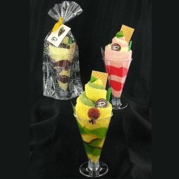SERVIETTE EN FORME DE SORBET (Lot de 2)