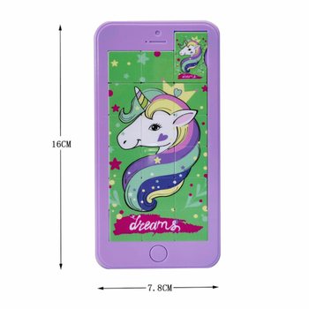 Puzzle Coulissant Smartphone - Licorne