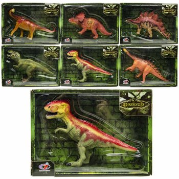 Figurines Dinosaures - Coffret Cadeau de Luxe - Mélange de Variétés (Lot de 6)