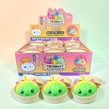 RAGE - Squishy Bun Dumplings GRANDS - &Eacute;DITION LICORNE (8.5 x 8.5 x 7.5 cm) (12 pcs)
