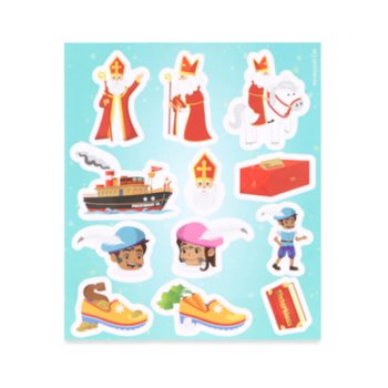 FUN STICKERS &ndash; MOD&Egrave;LE : SAINT NICOLAS (120 pcs)