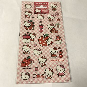 STICKERS : HELLO KITTY, Dim. 20 x 10 cm (10 pcs)