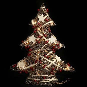 Grand Sapin de No&euml;l D&eacute;coratif Lumineux 50 cm (1 pce)