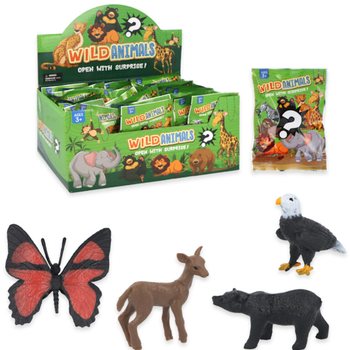 Pochettes Surprises Animaux Sauvages en Pr&eacute;sentoir (60 pcs)