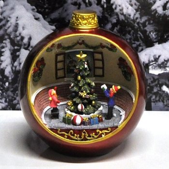 Sc&egrave;ne de No&euml;l de Luxe avec Lumi&egrave;re et Musique