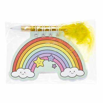 Carnet de Notes Arc-en-Ciel avec Stylo (12 pcs)