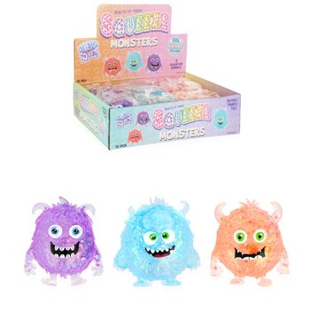 MONSTRES À PRESSER - COLORIS VARIÉS - EN PRÉSENTOIR (12 pcs)