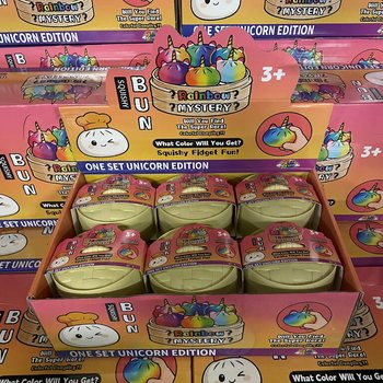 RAGE - Squishy Bun Dumplings GRANDS - &Eacute;DITION LICORNE (8.5 x 8.5 x 7.5 cm) (12 pcs)