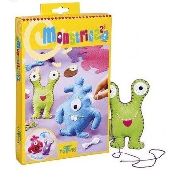 MONSTRIES 2 - CRÉATION DE MONSTRES EN FEUTRINE DOUBLE FACE (6 pcs)