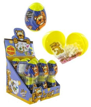 &OElig;uf Surprise Tigre avec Bonbons (18 pcs)