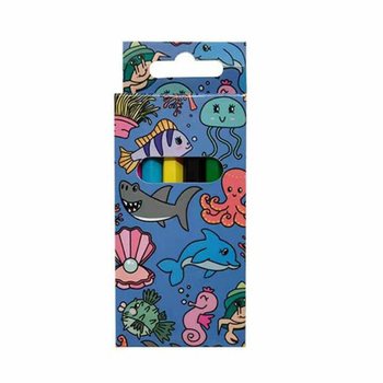 Set de 6 Crayons de Couleur - Animaux Marins (24 sets)
