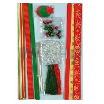 Kit de Bricolage Boules de No&euml;l G&eacute;antes &agrave; Suspendre (12 pcs)