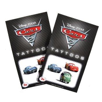 Set de 3 Tatouages Disney Cars 2 pour Enfants (50 pièces)